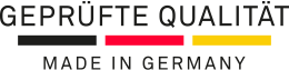 Geprüfte Qualität - Made in Germany Logo